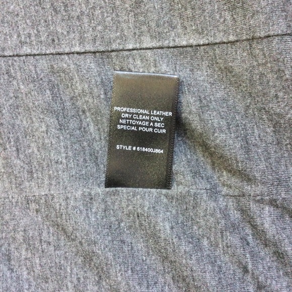 Rebecca Taylor Navy Blue Leather Moto Jacket - Picture 7 of 11